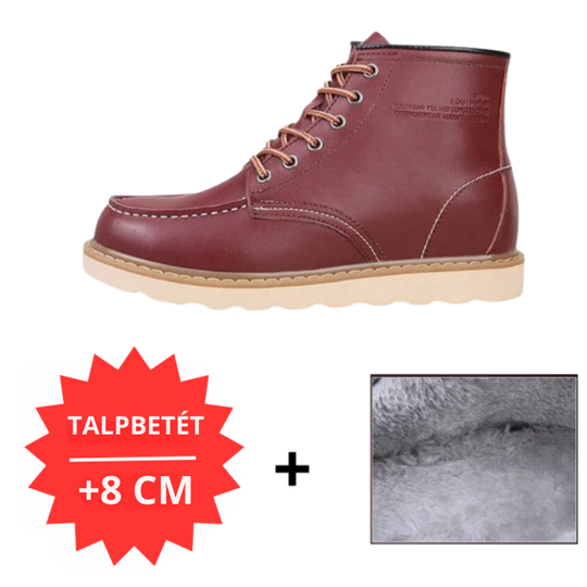 PAUL |  Gyapjú bélésű csizma +6CM +8CM +10CM