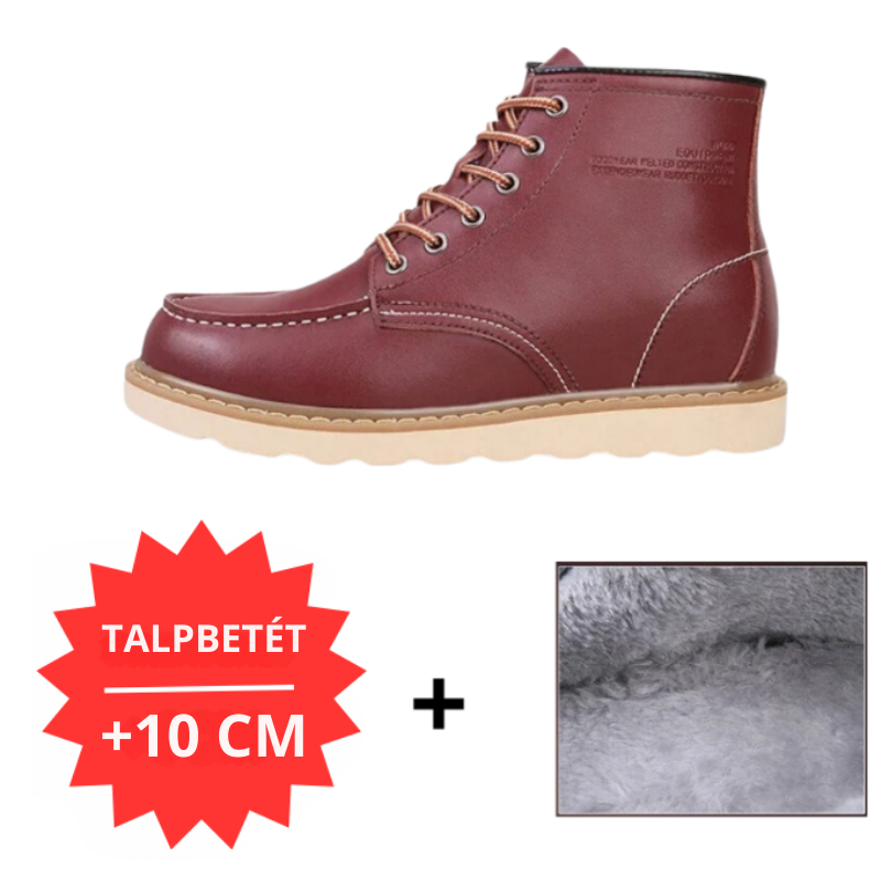 PAUL |  Gyapjú bélésű csizma +6CM +8CM +10CM