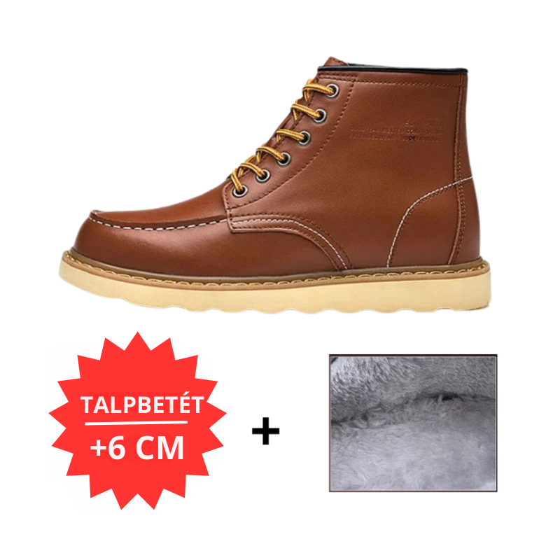 PAUL |  Gyapjú bélésű csizma +6CM +8CM +10CM