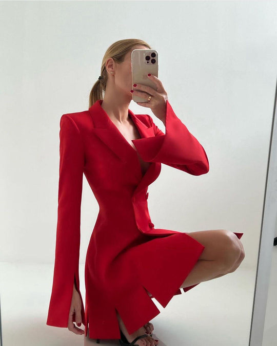 BRITNEY Dress™ Rövid kabátstílusú ruha