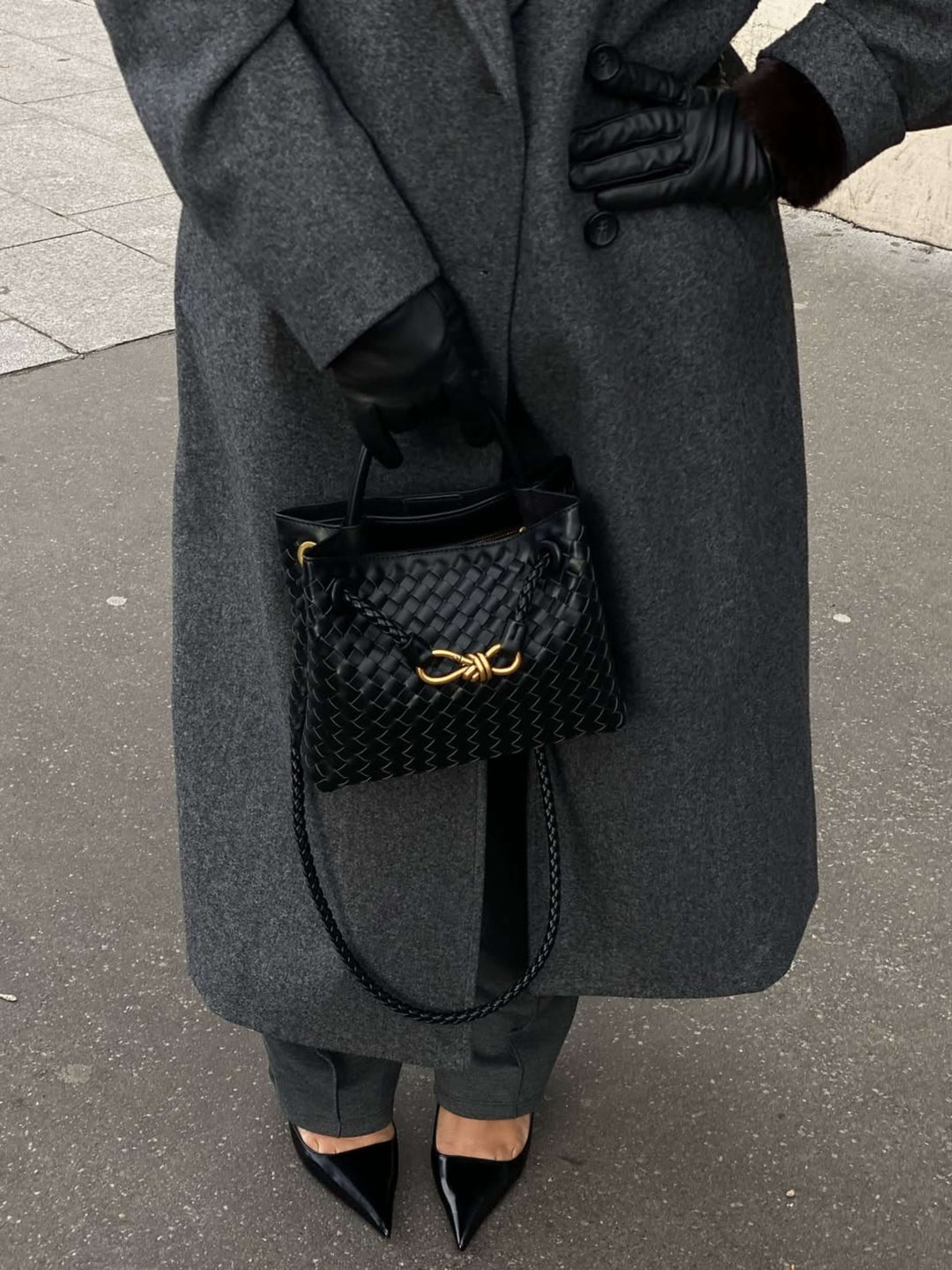 Sabine™ Fonott táska kicsi