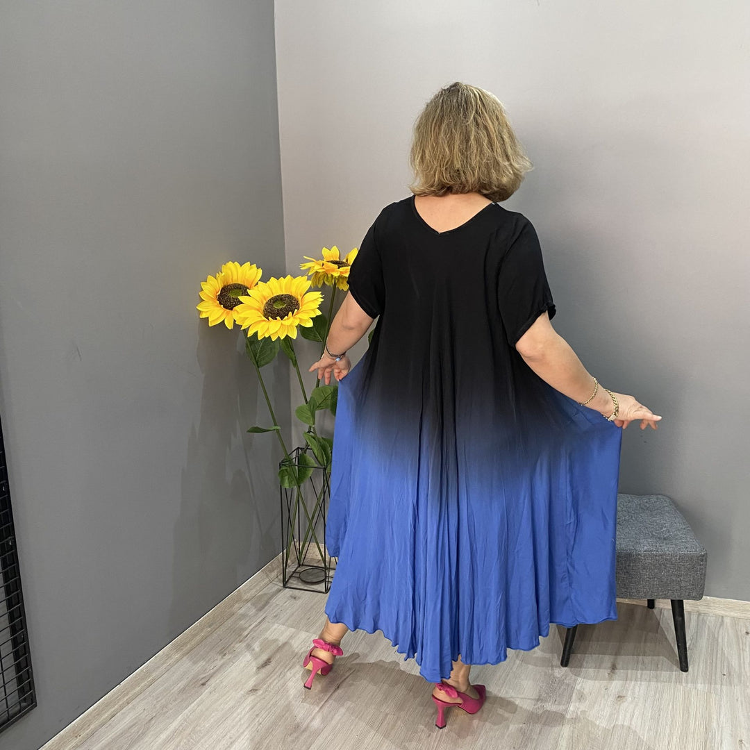 Alessia™ Olasz batikolt maxi ruha